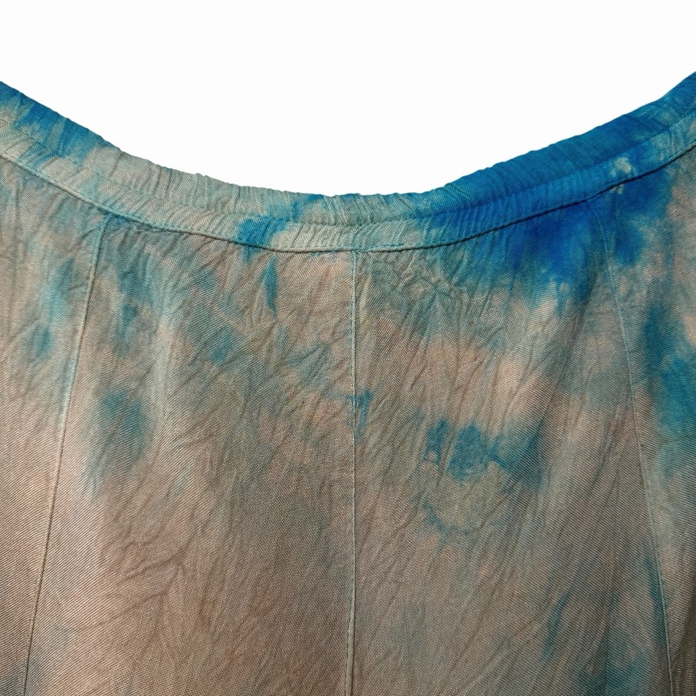 Y2K Raga Women's Flutter Shorts Skort Size L Embroidered Tie Dye Boho Fairycore - Picture 7 of 11